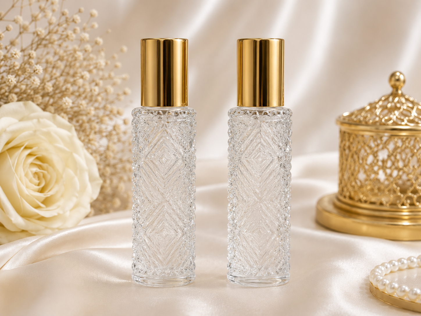Flacon de Parfum Personnalisé – Cadeau Invité Élégant