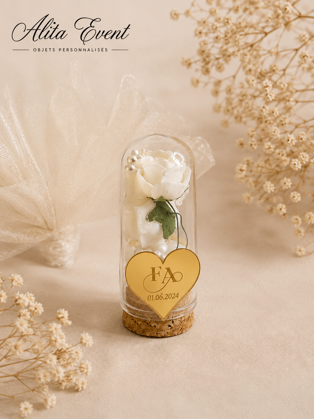 Cloche Florale Personnalisée