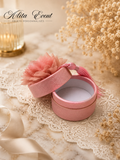Boîte fleur velours personnalisable