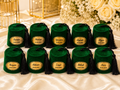 Lot de 10 Tarbouches Orientaux Vert Émeraude Personnalisés