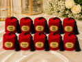 Lot de 10 Tarbouches Orientaux Rouge Personnalisés
