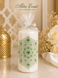 Bougie Décorative Orientale Verte