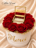 Flower Box Personnalisée avec Écrin à Bijou