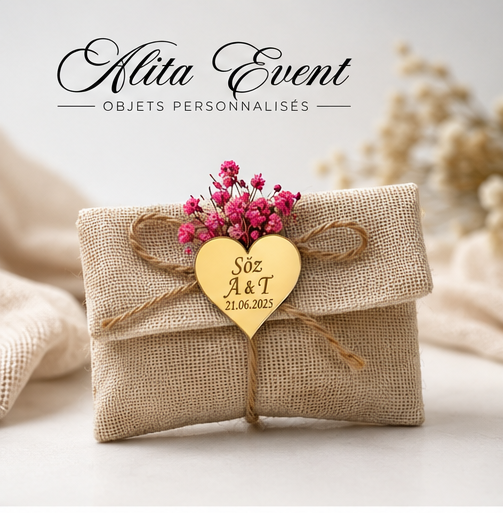 Coffret Cadeau Personnalisé – Pochette ; Savons Naturels