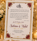 Contrat de Mariage Personnalisé – Souvenir Unique de Votre Union