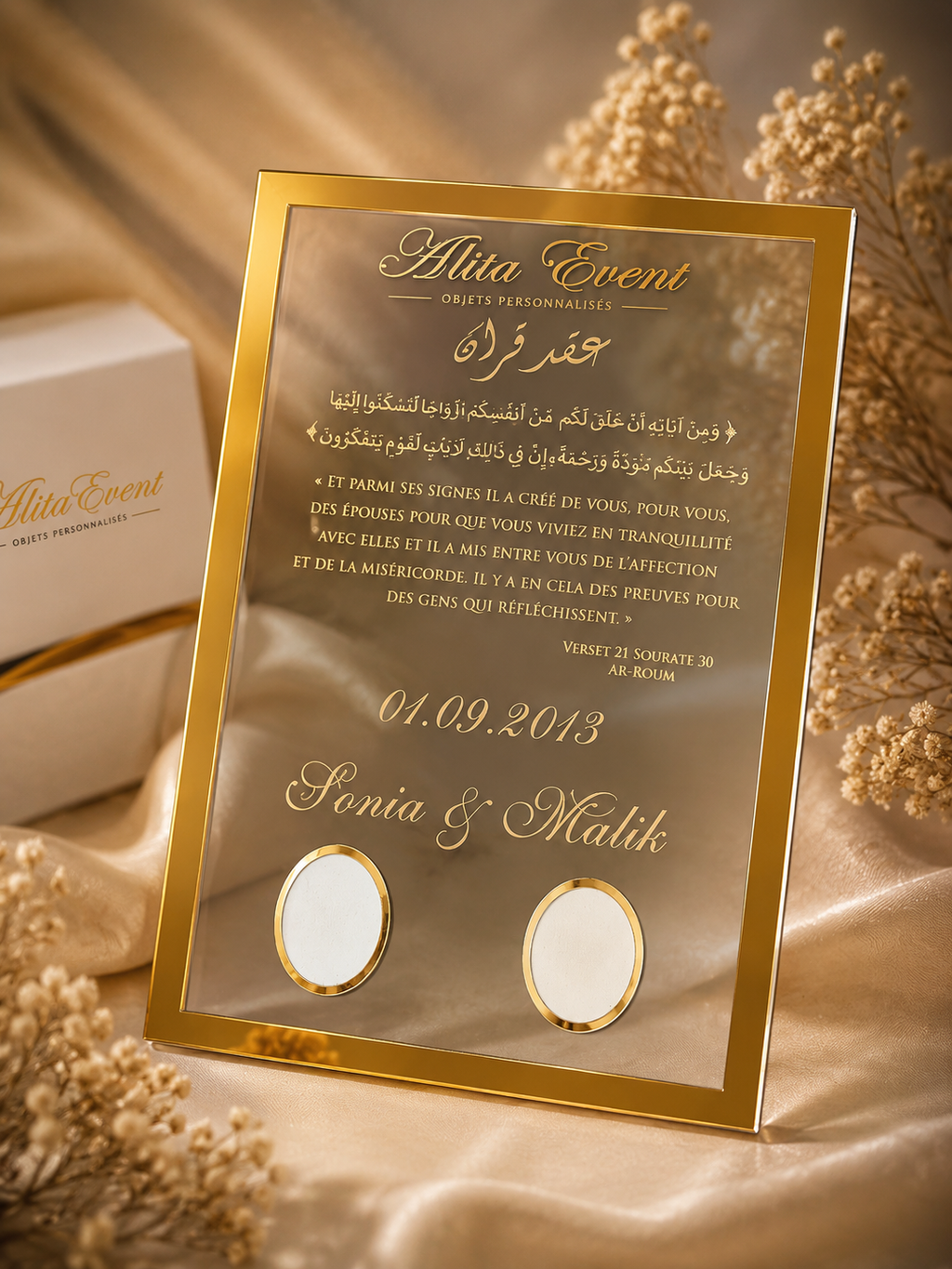Contrat de Mariage Personnalisé avec Empreintes