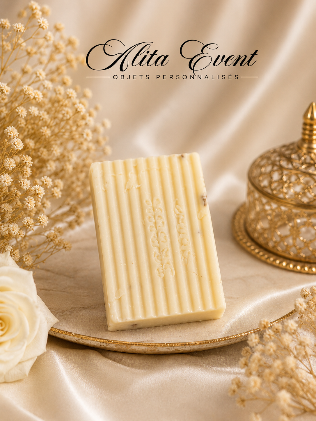 Savon Naturel Parfumé – Cadeau Invité Élégant