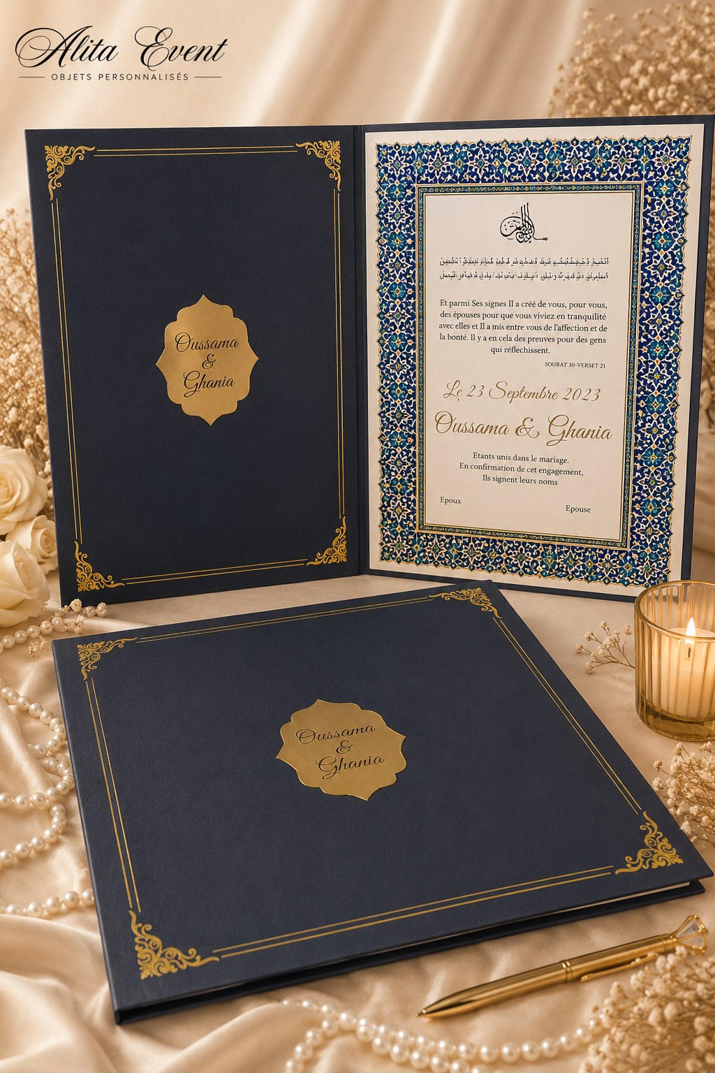 Contrat de Mariage Oriental Personnalisé