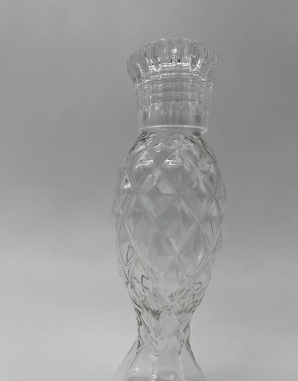 10 Bouteille en plastique à écaille 100ml - bouchon cristal