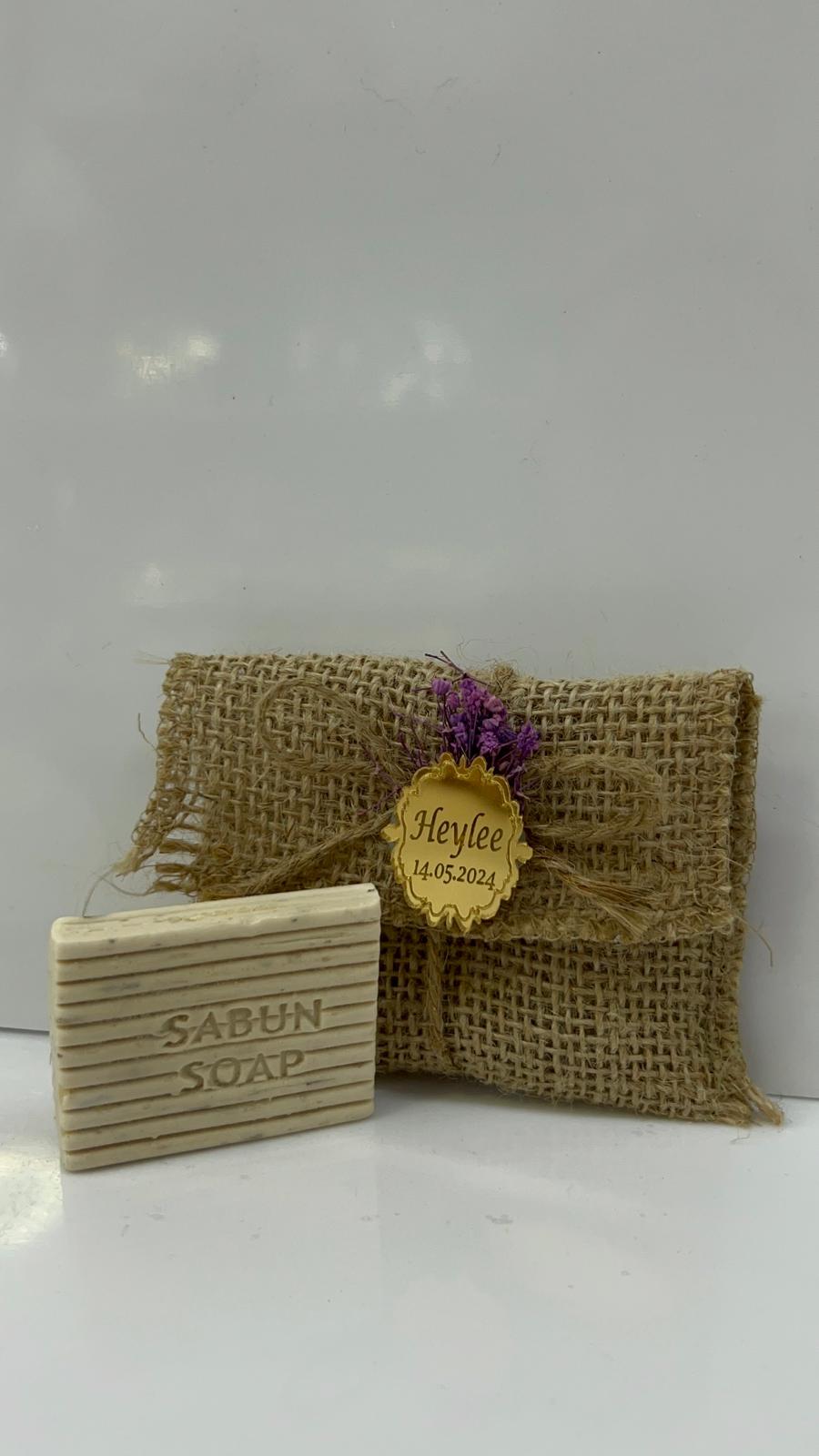Savon dans un Tulle de Jute