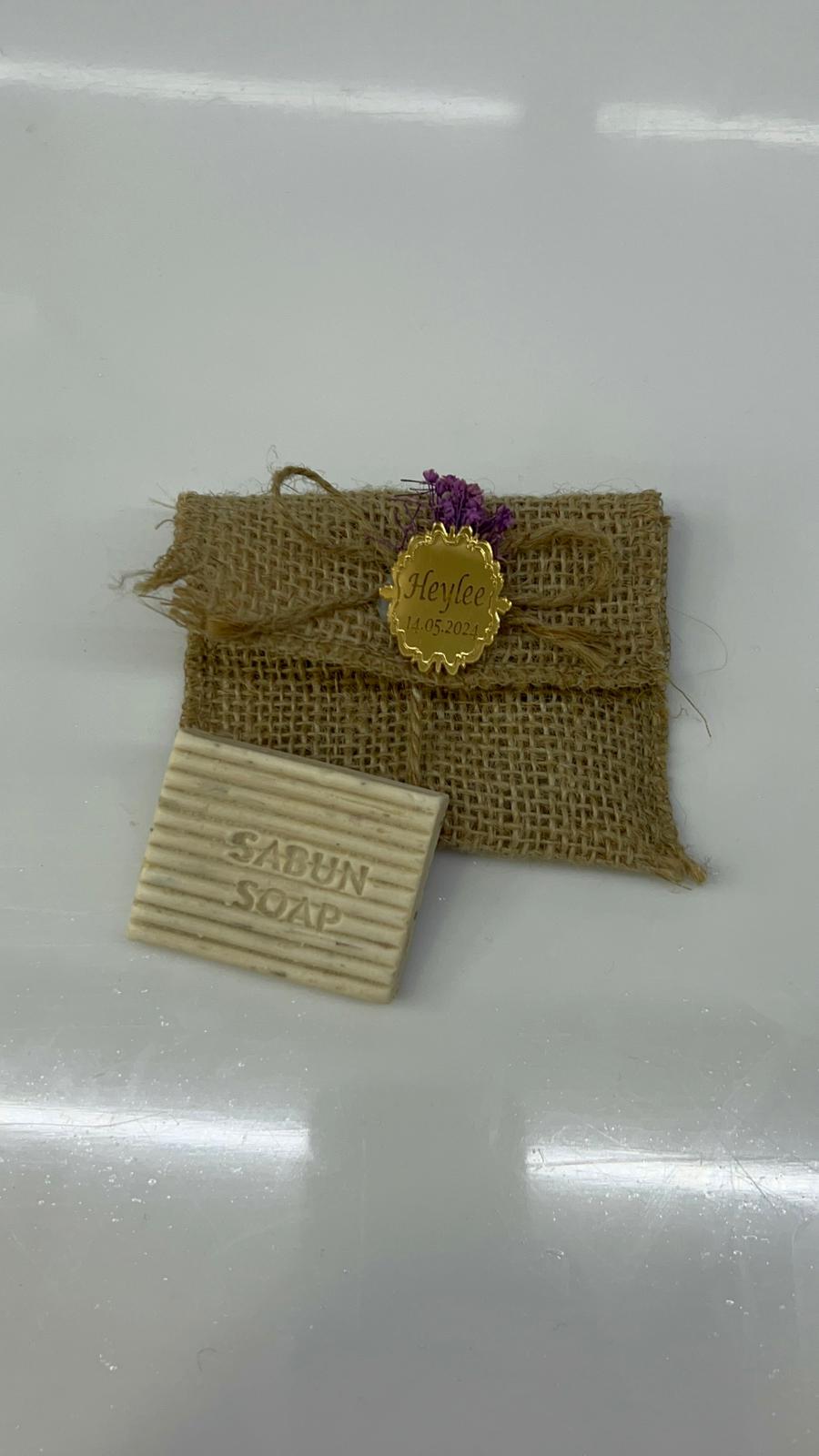 Savon dans un Tulle de Jute