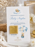 Carte Chocolat Personnalisée – Ourson & Ballons